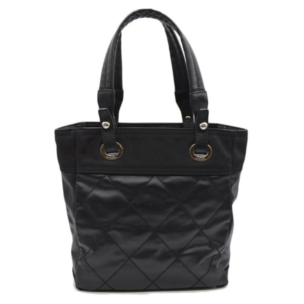 Chanel Bag Biarritz Paris Tote Black